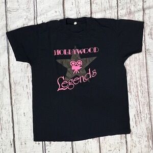 Single Stitch Screen Stars 80s Vintage Hollywood Legends Graphic Tshirt